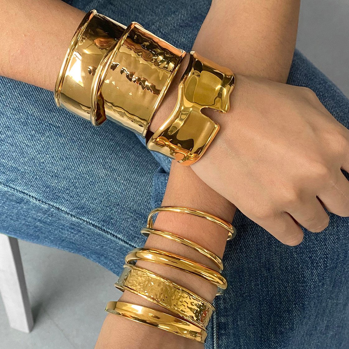 Gold Cuff Bracelet