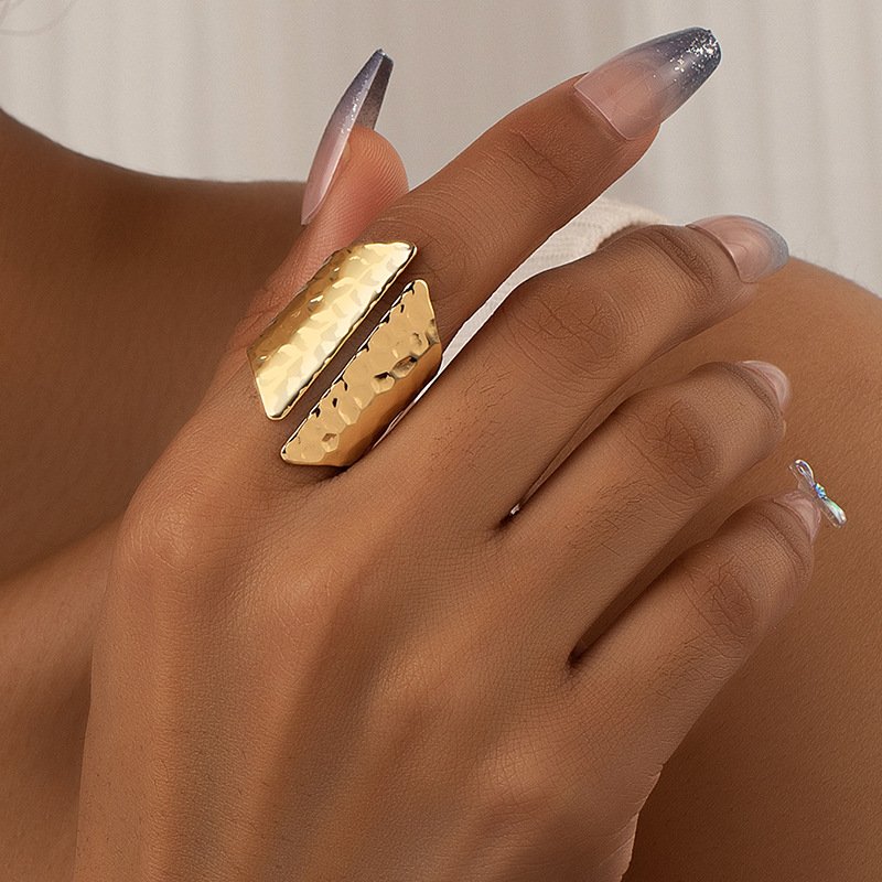 Hammered Gold Ring