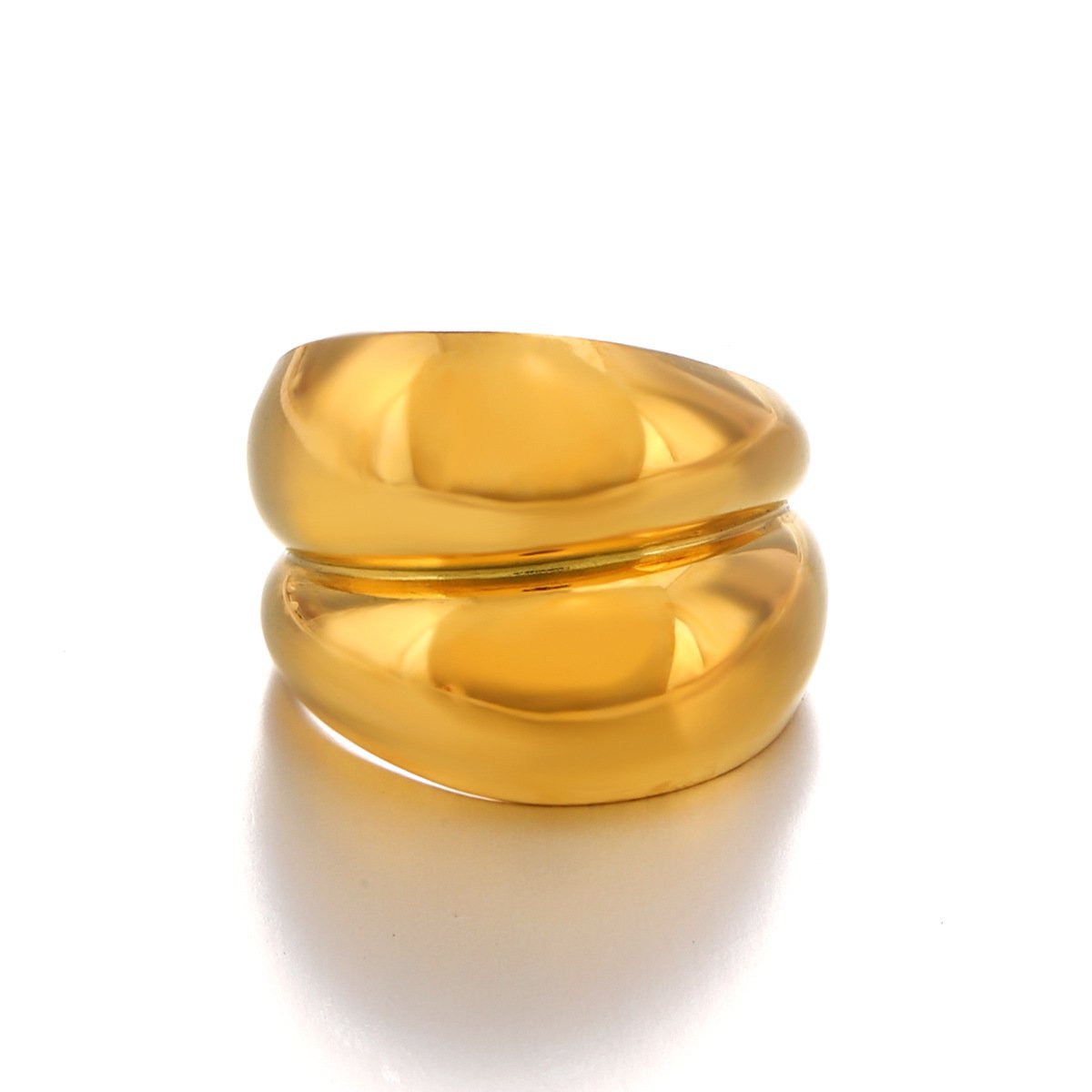 sliver Chunky Open Ring