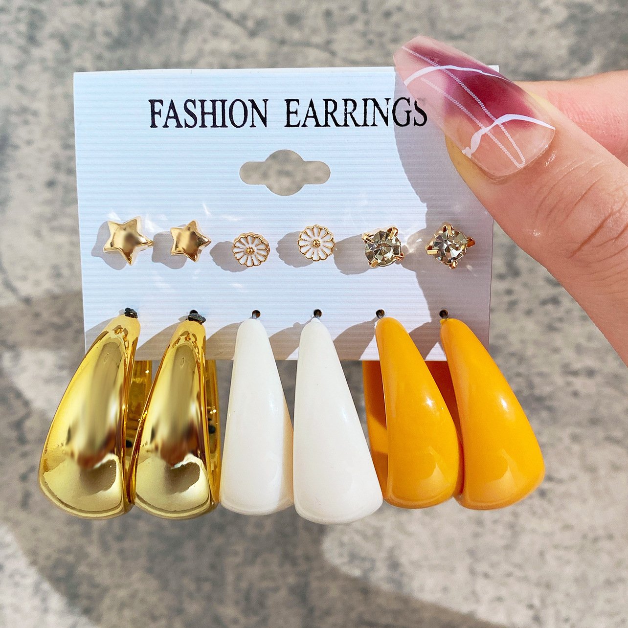 Hoop Earrings Set for Women