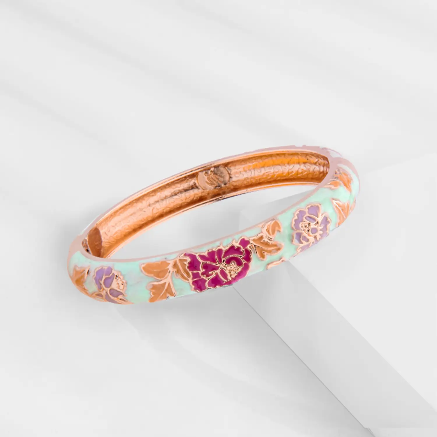 rose‑gold‑cloisonne‑peony‑enamel‑hinged‑bangle‑green‑jewelry.jpg