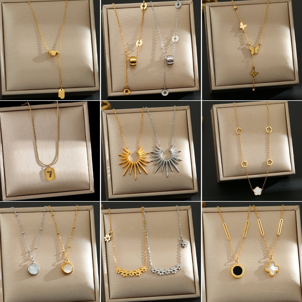 Gold Sunburst Pendant Necklace, 18K Gold Plated Half Sun Ray Statement Necklace For Women
