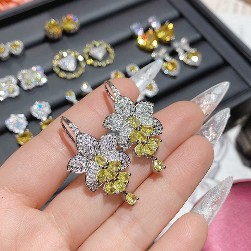 sku-1-耳饰0022♥金黄钻