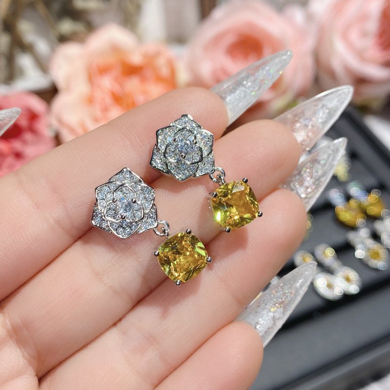 sku-14-耳饰0275♥金黄钻