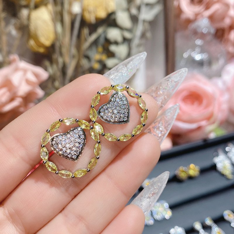 sku-2-耳饰0023♥金黄钻